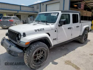 2024 Jeep Gladiator Sport S z VIN 1C6HJTAG2RL113030, wystawiony jako Copart lot #59023085 z przebiegiem Nie podano mil oraz Nie do naprawy • Non repairable. Historia ofert i sprzedaży dostępna na DreamBid. Obrazek 1.