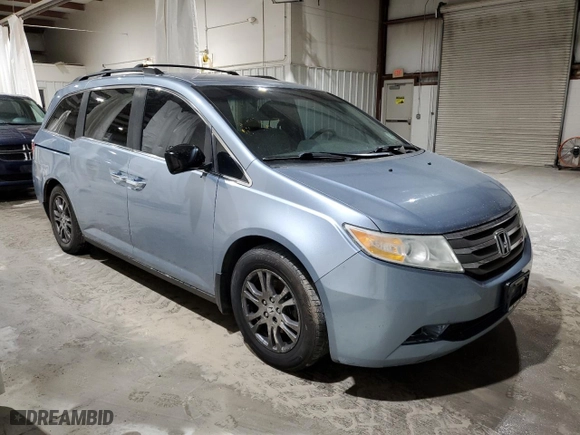 2012 Honda Odyssey EX with VIN 5FNRL5H44CB072084, listed as a Copart auction lot 50025805 with 164,907 mi miles and Salvage Title. Bid and sale history available at carsss.com. Image 4.