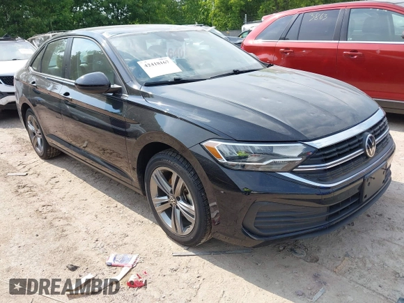 2022 Volkswagen Jetta SE with VIN 3VW7M7BU5NM011041, listed as a IAAI auction lot 42418167 with 71,415 mi miles and . Bid and sale history available at DreamBid. Image 1.