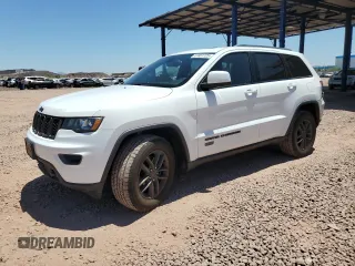 2016 Jeep Grand Cherokee Laredo with VIN 1C4RJEAGXGC428552, listed as a Copart auction lot 61851125 with 124,501 mi miles and Salvage title. Bid and sale history available at DreamBid. Image 1.