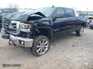 2015 GMC Sierra 1500 SLE with VIN 3GTU2UECXFG498833, listed as a IAAI auction lot 41718338 with NaN miles. Bid and sale history available at carsss.com. Image 18.