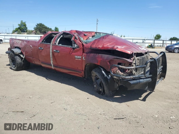 2007 Dodge 3500 SLT with VIN 3D7MX48A17G791667, listed as a Copart auction lot 59954314 with Not provided miles and Salvage title. Bid and sale history available at DreamBid. Image 4.
