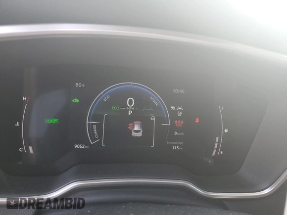 2023 Toyota Corolla Cross Hybrid S with VIN 7MUFBABG5PV008595, listed as a Copart auction lot 60002585 with 9,052 mi miles and Salvage title. Bid and sale history available at DreamBid. Image 9.