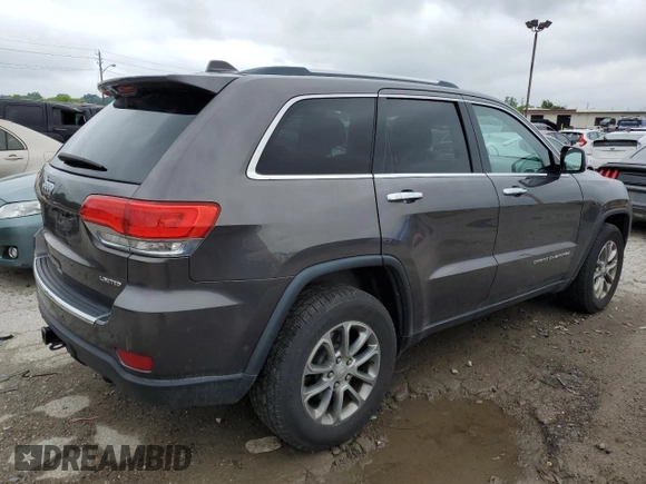 2014 Jeep Grand Cherokee Limited with VIN 1C4RJFBMXEC308211, listed as a Copart auction lot 63435115 with 136,389 mi miles and Clean title. Bid and sale history available at DreamBid. Image 3.