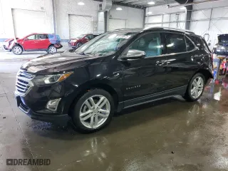 2018 Chevrolet Equinox Premier with VIN 2GNAXWEX8J6261093, listed as a Copart auction lot 50738475 with 102,766 mi miles and Salvage Title. Bid and sale history available at carsss.com. Image 1.