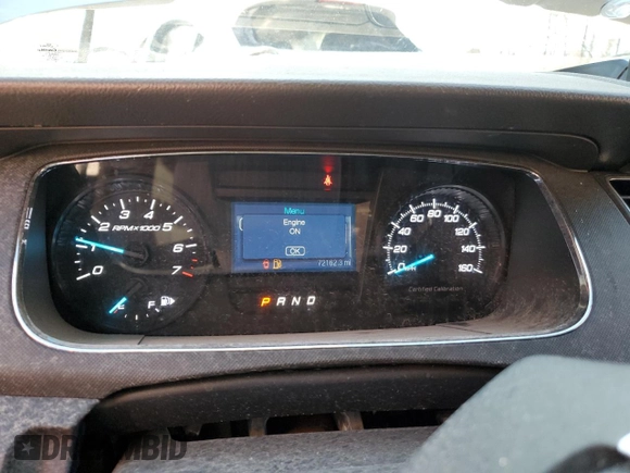 2017 Ford Police Interceptor with VIN 1FAHP2L86HG100186, listed as a Copart auction lot 82806864 with 72,162 mi miles and Salvage title. Bid and sale history available at DreamBid. Image 9.