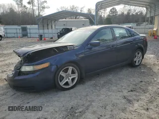 2006 Acura TL with VIN 19UUA66266A025824, listed as a Copart auction lot 42804575 with 215,163 mi miles and Salvage Title. Bid and sale history available at carsss.com. Image 1.