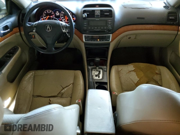 2005 Acura TSX with VIN JH4CL96835C000472, listed as a Copart auction lot 73704164 with 188,101 mi miles and Salvage title. Bid and sale history available at DreamBid. Image 8.