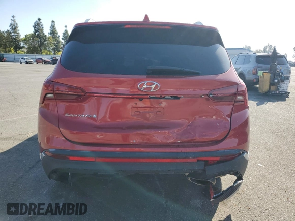 2021 Hyundai Santa Fe SEL z VIN 5NMS24AJ8MH332761, wystawiony jako Copart lot #56950795 z przebiegiem 68 391 mil mil oraz Szkoda całkowita • Salvage title. Historia ofert i sprzedaży dostępna na DreamBid. Obrazek 6.