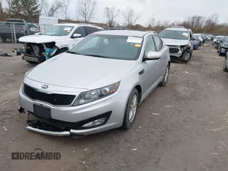 2013 Kia Optima LX with VIN KNAGM4A75D5310401, listed as a IAAI auction lot 41959774 with 198,339 mi miles. Bid and sale history available at carsss.com. Image 17.