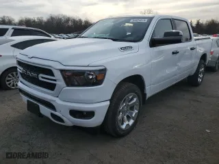2024 Ram 1500 Tradesman with VIN 1C6SRFGT8RN138362, listed as a Copart auction lot 84824814 with 14,435 mi miles and Salvage Title. Bid and sale history available at carsss.com. Image 1.