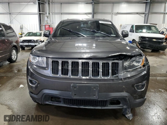 2016 Jeep Grand Cherokee Laredo with VIN 1C4RJFAG2GC317791, listed as a Copart auction lot 51296425 with 188,488 mi miles and Salvage title. Bid and sale history available at DreamBid. Image 5.