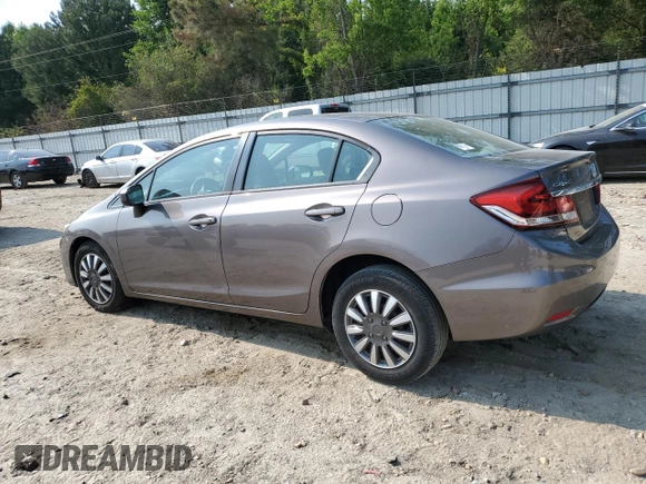2014 Honda Civic LX z VIN 19XFB2F5XEE256180, wystawiony jako Copart lot #59629615 z przebiegiem 115 889 mil mil oraz Szkoda całkowita • Salvage title. Historia ofert i sprzedaży dostępna na DreamBid. Obrazek 2.