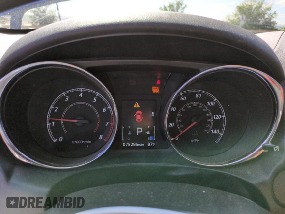 2020 Mitsubishi Outlander ES with VIN JA4AP3AU3LU007728, listed as a Copart auction lot 57160025 with 75,295 mi miles and Salvage title. Bid and sale history available at DreamBid. Image 9.