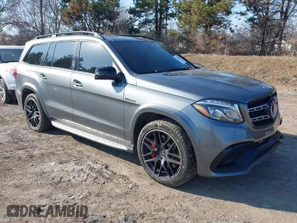 2017 Mercedes-Benz GLS 63 AMG with VIN 4JGDF7FE8HA959000, listed as a IAAI auction lot 41751659 with 120,657 mi miles and . Bid and sale history available at DreamBid. Image 1.