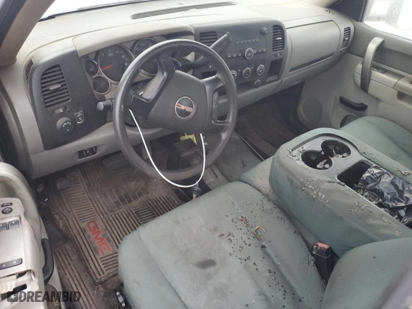 2013 GMC Sierra 2500HD Work Truck with VIN 1GT02ZCG6DZ361001, listed as a Copart auction lot 87890415 with 0 mi miles and Salvage Title. Bid and sale history available at carsss.com. Image 8.