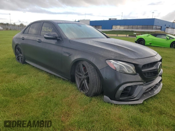 2018 Mercedes-Benz E-Class AMG E 63 S with VIN WDDZF8KB5JA392641, listed as a Copart auction lot 73023144 with 54,632 mi miles and Clean Title. Bid and sale history available at carsss.com. Image 4.
