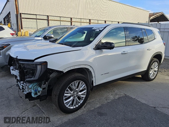2024 GMC Acadia AWD Elevation z VIN 1GKENNKSXRJ196706, wystawiony jako Copart lot #83620704 z przebiegiem 8 009 mil mil oraz Czysty tytuł • Clean title. Historia ofert i sprzedaży dostępna na DreamBid. Obrazek 1.