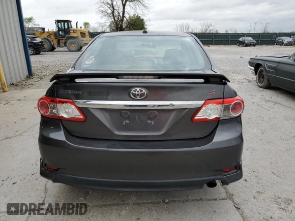 2012 Toyota Corolla L with VIN 5YFBU4EEXCP044820, listed as a Copart auction lot 51020175 with 119,293 mi miles and Salvage Title. Bid and sale history available at carsss.com. Image 6.