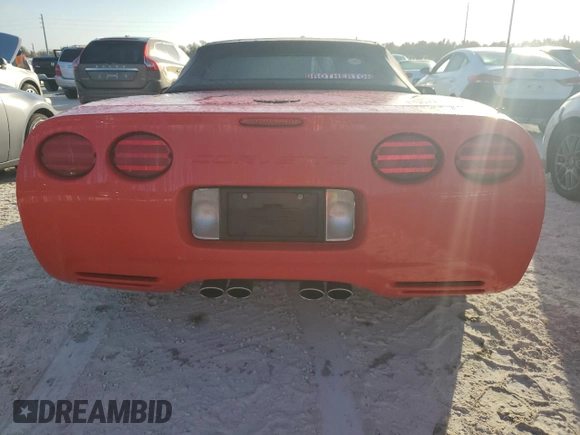 2000 Chevrolet Corvette with VIN 1G1YY32G9Y5105182, listed as a Copart auction lot 77605964 with 0 mi miles and Salvage Title. Bid and sale history available at carsss.com. Image 6.