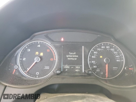 2016 Audi Q5 z VIN WA1WVBFP2GA007851, wystawiony jako Copart lot #42408675 z przebiegiem 123 092 mil mil oraz Szkoda całkowita • Salvage title. Historia ofert i sprzedaży dostępna na DreamBid. Obrazek 9.