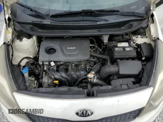 2016 Kia Rio LX with VIN KNADM4A36G6549955, listed as a Copart auction lot 72186724 with 181,453 mi miles and Salvage Title. Bid and sale history available at DreamBid. Image 11.