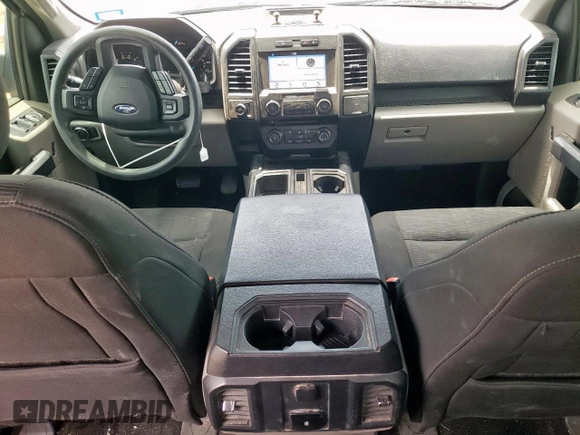 2018 Ford F-150 XL with VIN 1FTEW1EP4JKD12828, listed as a Copart auction lot 58188095 with 92,242 mi miles and Salvage title. Bid and sale history available at DreamBid. Image 8.