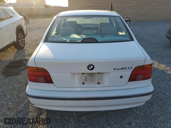 1997 BMW 5 Series 540iA with VIN WBADE632XVBW55701, listed as a Copart auction lot 46239985 with 14,252 mi miles and Clean Title. Bid and sale history available at carsss.com. Image 6.