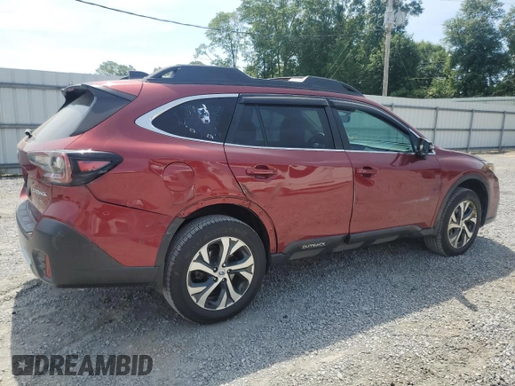 2020 Subaru Outback Limited with VIN 4S4BTALC8L3199129, listed as a Copart auction lot 55408645 with 77,742 mi miles and Salvage title. Bid and sale history available at DreamBid. Image 3.