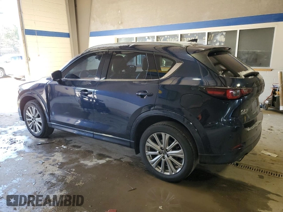 2023 Mazda CX-5 Signature with VIN JM3KFBXY0P0110949, listed as a Copart auction lot 46293245 with 47,081 mi miles and Clean Title. Bid and sale history available at carsss.com. Image 2.