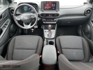 2022 Hyundai Kona N Line with VIN KM8K33A3XNU802061, listed as a Copart auction lot 52388735 with 58,892 mi miles and Salvage Title. Bid and sale history available at carsss.com. Image 8.