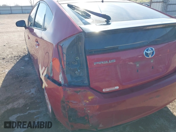 2011 Toyota Prius I z VIN JTDKN3DUXB0250101, wystawiony jako IAAI lot #41797789 z przebiegiem 127 306 mil mil oraz . Historia ofert i sprzedaży dostępna na DreamBid. Obrazek 11.