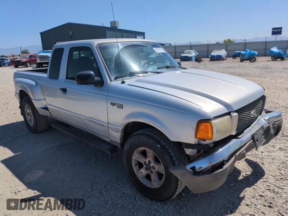 2003 Ford Ranger XL Fleet with VIN 1FTZR45E93PB55618, listed as a Copart auction lot 58780015 with 82,839 mi miles and Salvage title. Bid and sale history available at DreamBid. Image 4.