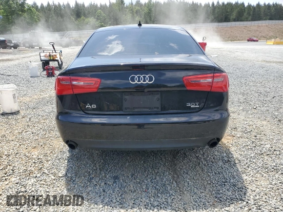 2013 Audi A6 Premium Plus with VIN WAUGGAFCXDN103742, listed as a Copart auction lot 54901795 with 122,795 mi miles and Clean title. Bid and sale history available at DreamBid. Image 6.