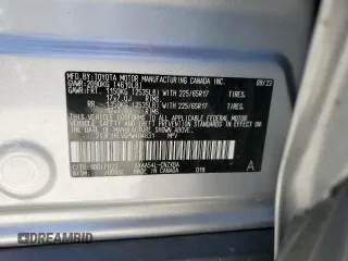 2023 Toyota RAV4 LE z VIN 2T3F1RFV6PW404831, wystawiony jako Copart lot #57941475 z przebiegiem Nie podano mil oraz Szkoda całkowita • Salvage title. Historia ofert i sprzedaży dostępna na DreamBid. Obrazek 12.