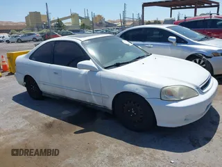 2000 Honda Civic EX z VIN 1HGEJ8249YL014766, wystawiony jako IAAI lot #42444788 z przebiegiem 176 986 mil mil oraz . Historia ofert i sprzedaży dostępna na DreamBid. Obrazek 1.