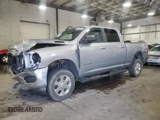 2021 Ram 2500 Big Horn with VIN 3C6UR5DL0MG696117, listed as a Copart auction lot 62398625 with 59,320 mi miles and Salvage title. Bid and sale history available at DreamBid. Image 1.