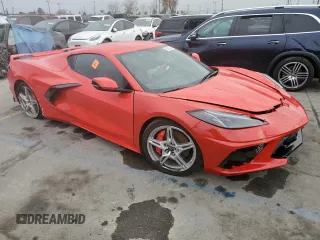 2023 Chevrolet Corvette 2LT with VIN 1G1YB2D44P5116636, listed as a Copart auction lot 86659504 with 2,027 mi miles and Salvage title. Bid and sale history available at DreamBid. Image 4.