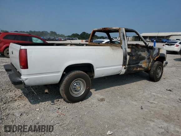 2000 Chevrolet Silverado 2500 z VIN 1GCGK24R0YR118635, wystawiony jako Copart lot #59222665 z przebiegiem Nie podano mil oraz Szkoda całkowita • Salvage title. Historia ofert i sprzedaży dostępna na DreamBid. Obrazek 3.