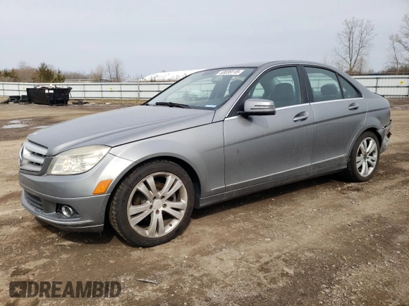 2011 Mercedes-Benz C-Class C 300 Sport with VIN WDDGF8BB4BR134573, listed as a Copart auction lot 53039115 with 122,895 mi miles and Salvage Title. Bid and sale history available at carsss.com. Image 1.