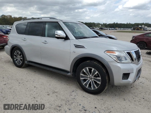 2020 Nissan Armada SL with VIN JN8AY2ND8L9108584, listed as a Copart auction lot 73373393 with 81,045 mi miles. Bid and sale history available at carsss.com. Image 4.