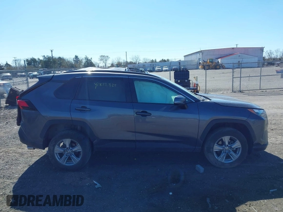 2023 Toyota RAV4 XLE with VIN 2T3P1RFV7PW369012, listed as a IAAI auction lot 41822325 with 57,527 mi miles. Bid and sale history available at carsss.com. Image 12.