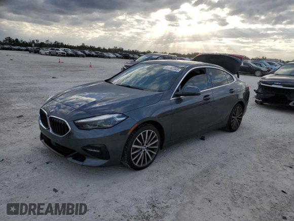 2020 BMW 2 Series 228i xDrive with VIN WBA73AK00L7F53560, listed as a Copart auction lot 81762343 with 49,019 mi miles. Bid and sale history available at carsss.com. Image 1.