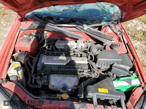 2005 Hyundai Accent GLS with VIN KMHCG45CX5U618473, listed as a Copart auction lot 76752994 with 0 mi miles and Salvage Title. Bid and sale history available at carsss.com. Image 12.