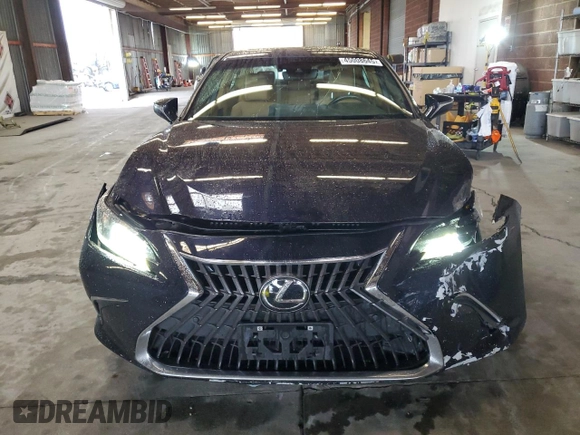 2023 Lexus ES with VIN 58ADA1C1XPU031207, listed as a Copart auction lot 45008645 with 50,132 mi miles and Salvage Title. Bid and sale history available at carsss.com. Image 5.