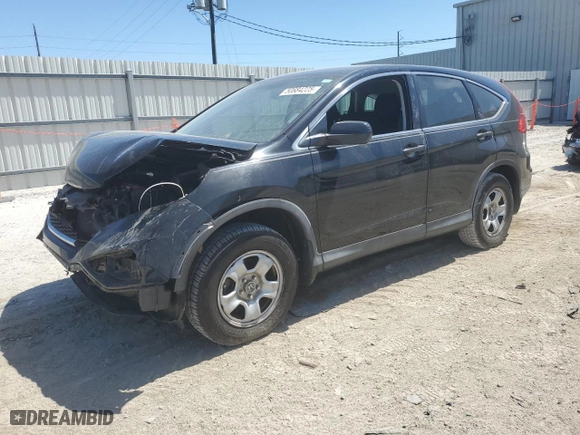 2015 Honda CR-V LX with VIN 3CZRM3H33FG713226, listed as a Copart auction lot 50684225 with 95,806 mi miles and Salvage Title. Bid and sale history available at carsss.com. Image 1.