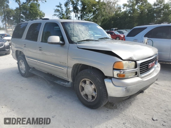 2005 GMC Yukon SLT with VIN 1GKEK13T25R247927, listed as a Copart auction lot 74268974 with 279,316 mi miles and Salvage Title. Bid and sale history available at carsss.com. Image 4.