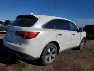 2016 Acura MDX with VIN 5FRYD4H27GB014637, listed as a Copart auction lot 88824295 with 82,713 mi miles and Salvage Title. Bid and sale history available at DreamBid. Image 3.