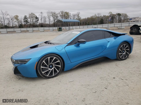 2015 BMW i8 with VIN WBY2Z2C52FV392054, listed as a Copart auction lot 48444544 with NaN miles and Clean Title. Bid and sale history available at carsss.com. Image 1.