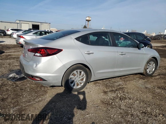 2019 Hyundai Elantra SE with VIN 5NPD74LF2KH433104, listed as a Copart auction lot 48614105 with 77,728 mi miles and Salvage Title. Bid and sale history available at DreamBid. Image 3.